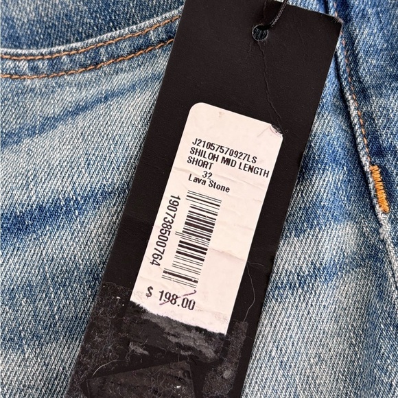 NWT! Veronica Beard‎ Jeans Shiloh Relaxed Mid-Length Denim Cutoff Short  32/14 - Picture 5 of 6